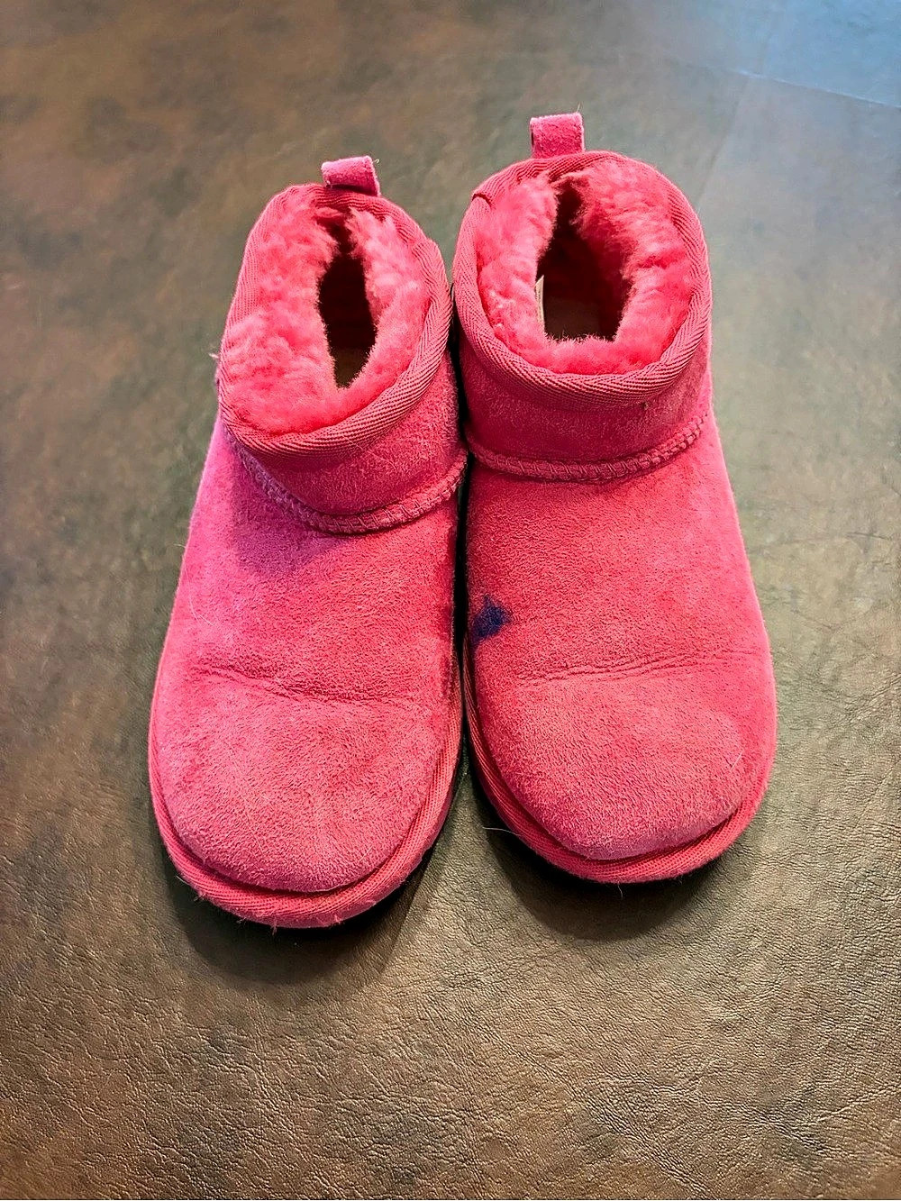 UGG Classic Ultra Mini Pink Winter Boots